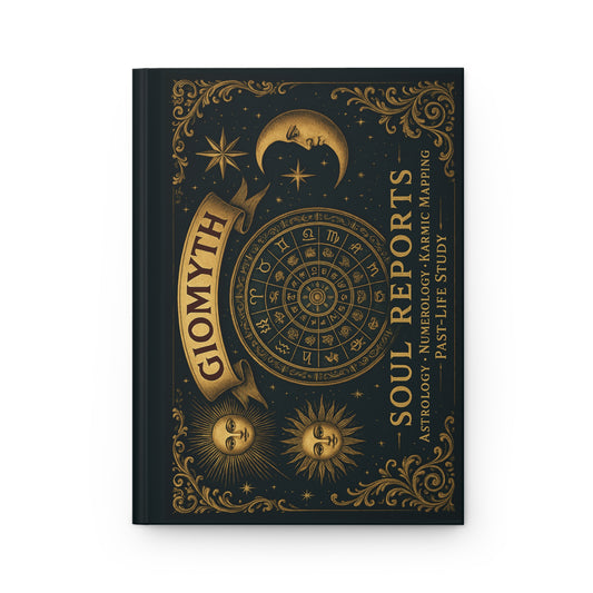 Astrology Soul Reports Hardcover Journal — Giomyth Zodiac Grimmoire