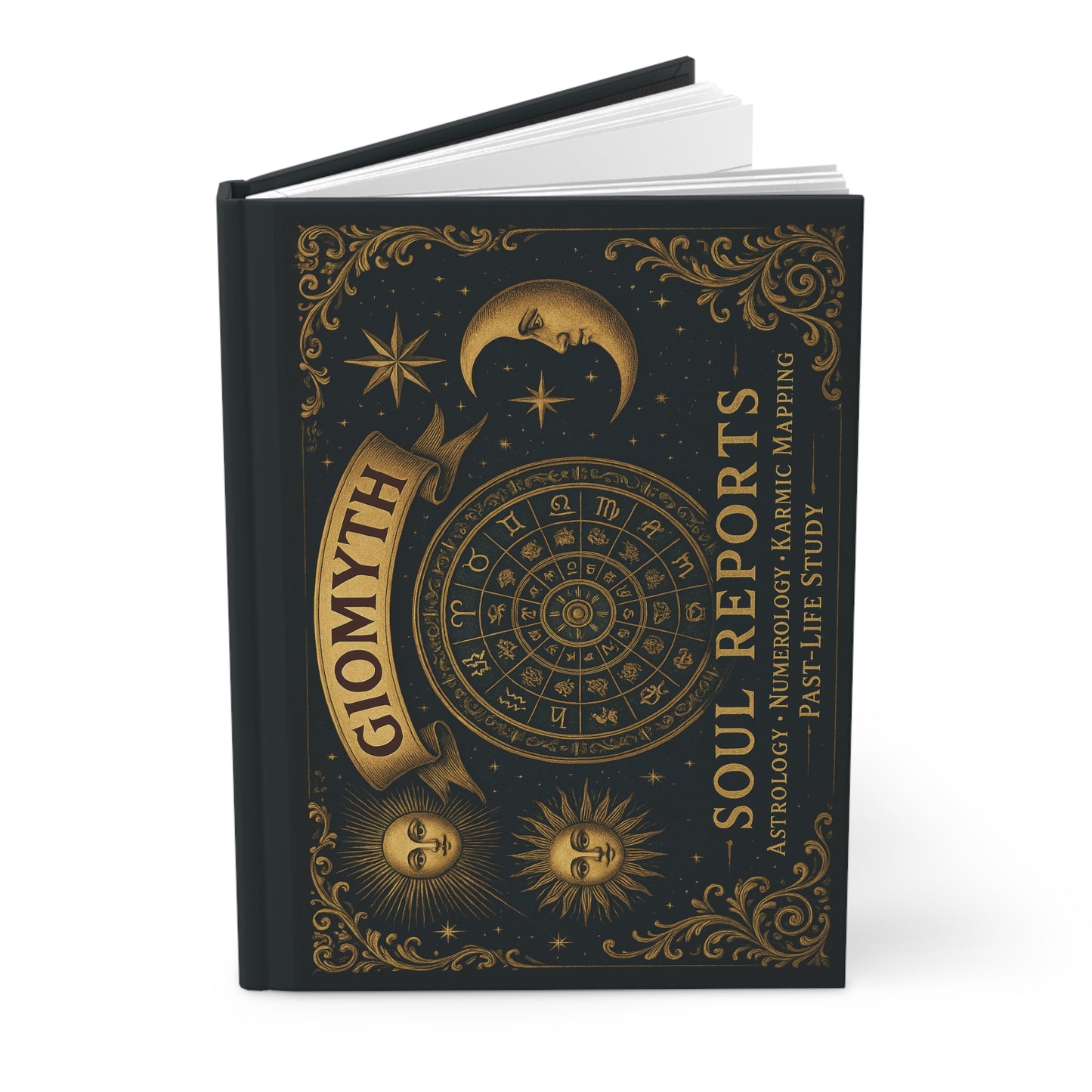 Astrology Soul Reports Hardcover Journal — Giomyth Zodiac Grimmoire